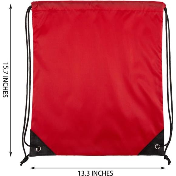 Drawstring Backpack 10 Pieces for Party Gym Sport Trip - Picture 6 of 8